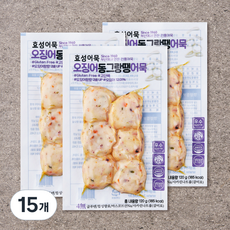 효성어묵 오징어 동그랑땡어묵, 120g, 15개