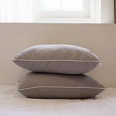 아임리빙 사계절 스윗엣지 통세탁 베개, 라이트그레이, 1개