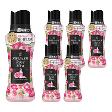 Lenor 蘭諾 日本原裝進口 衣物芳香豆 神秘玫瑰香, 420ml, 6瓶