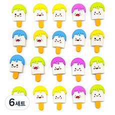 Blumato 迷你冰淇淋橡皮擦 8 20p, 隨機出貨, 6套