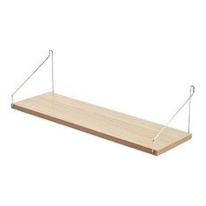 品屋 60公分牆上置物架, 原木色, 1個
