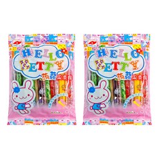 TONG JIH 統記食品 Hello Betty 蒟蒻果凍條 綜合口味, 300g, 2袋