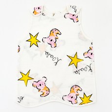 Uni FRIend 孩童無尾熊圖案雙層紗布背心睡衣