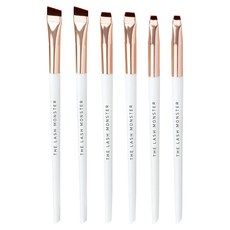 睫毛怪獸黏貼眼線刷睫毛燙睫毛黏貼刷化妝眼線刷, 混色, 2組