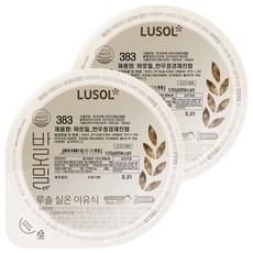 루솔 실온 이유식 바로밀, 혼합맛(한우/청경채), 120g, 2개