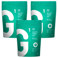 REBOW 檸檬酸 基本款, 無香, 1kg, 3個