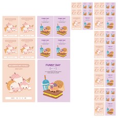 DADA SoSoFun 小學生聯絡簿 寬格, 60個, 隨機出貨