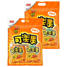 可樂果 酷辣口味 4包, 192g, 2袋