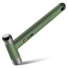 deLi 得力 Tools 居家系列 多用途不鏽鋼中型槌子 槌子 綠色 EHT7008L, 1個