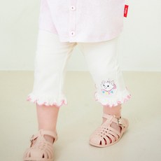 mollimelli 女童用 迪士尼 瑪麗貓 糖果POP 七分內搭褲