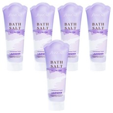 SHARCART 多合一浴鹽 頭皮去角質 身體磨砂膏 薰衣草香, 200g, 5個