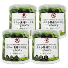 QUNDO 康朵 小黑絕防蚊香膏, 4個, 120g