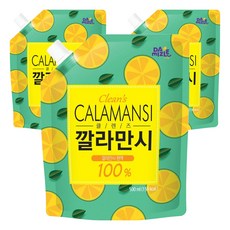 다미즐 클렌즈 깔라만시 농축액 파우치, 500ml, 3개