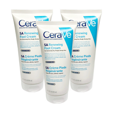 CeraVe 適樂膚 B3水楊酸煥膚修護美體霜 足部專用, 88ml, 3條