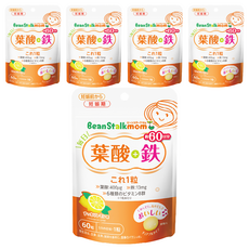 Bean Stalk 葉酸鐵營養錠 快速補充孕媽所需 含多種維生素 幫助吸收, 60顆, 1g, 3包