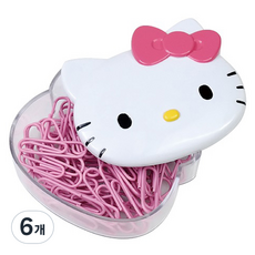 바이하츠 헬로키티 컬러클립, 50개입, 6개