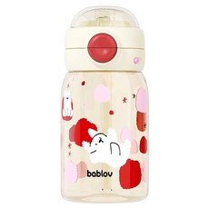 bablov 花伴森 小不點雙飲兒童水壺 PPSU, 慵懶汪汪, 1個, 640ml