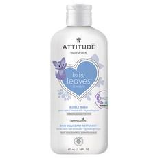 ATTITUDE 艾特優 嬰幼兒泡泡浴 杏仁奶 473mL, 1瓶