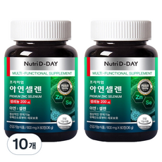 뉴트리디데이 프리미엄 아연 셀렌, 10개, 60정