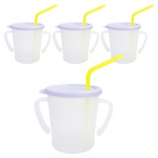 아가프라 뉴매직 빨대컵, 300ml, 4개, 민트