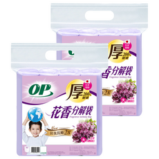 OP 花香分解袋 薰衣草清潔袋 大(70 x 65cm), 45L, 2包