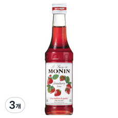 모닌 스토로베리 시럽, 250ml, 3개
