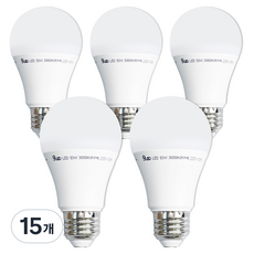 Gunsik ECO LED 球型燈泡 燈泡 燈具 球泡 10W, 燈泡色, 15個