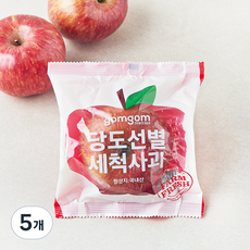 곰곰 당도선별 세척사과, 214g(중과), 5개