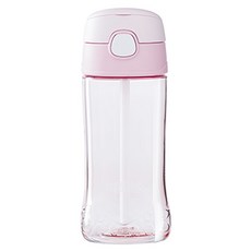 THERMOS 膳魔師 彈蓋兒童吸管瓶, 450ml, 淺粉色, 1個