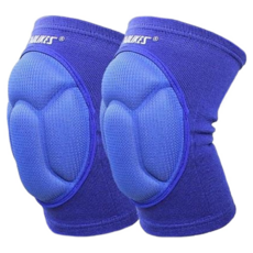 AOLIKES 奧力克斯 加墊防撞運動護膝 140g, 1雙, 藍色