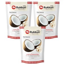 Rukkun 椰子片, 60g, 3個