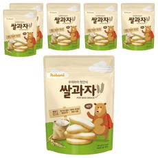 Ibobomi 幼兒米餅 6個月以上, 白米口味, 30g, 6包