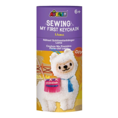 AVEnIR 我的守護小夥伴 草泥馬 縫紉鑰匙圈 DIY手工藝 6歲以上, 1個