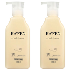 KA'FEN 卡氛 亞希朵 酸蛋白豐盈護色洗髮精 小, 300ml, 2瓶