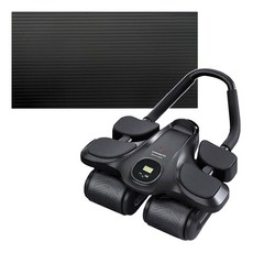 Top Monster 4輪AB健腹輪 + 護膝墊套組, 黑色, SMJ AB健腹輪墊子套組