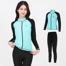 aquatica 女款 only one 拉鍊防曬衣水上緊身褲套裝 AQAWZA-BK