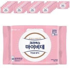 마이비데 크리넥스 밸런스케어 화장실용 물티슈 캡형, 55g, 40매입, 27개