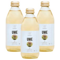 Kimino 和歌山梅子氣泡果汁飲, 3個, 250ml