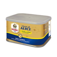 MarItalia Rizzoli 鯷魚魚柳罐頭, 720g, 1個