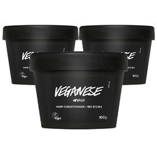러쉬 공식 베가니스 헤어 컨디셔너, 100g, 3개