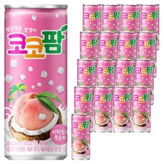 coco palm 水蜜桃椰果飲料 粉色, 240ml, 18罐