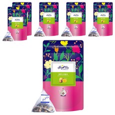 High Tea 伂橙 熱帶天堂綠茶 德國進口花果 台灣金萱綠茶 清新不膩 午茶首選, 12包, 3g, 6袋