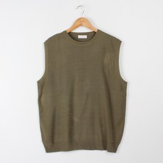 PLAYS 男士簡約圓領寬鬆針織背心