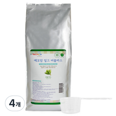 예꼬맘 밀크 버블바스 입욕제 피톤치드향 리필, 1kg, 4개