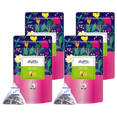 High Tea 伂橙 熱帶天堂綠茶 德國進口花果茶 SGS檢驗合格 無糖健康茶飲, 12包, 3g, 4袋