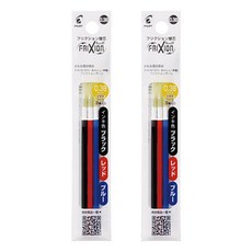 파이롯트 프릭션 볼 슬림 리필심 0.38mm, 3색, 6개