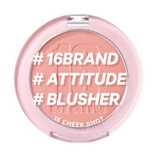 16 brand 元氣少女雲霧腮紅，多種顏色可選, 牛奶蜜桃色, 1個