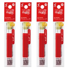 PILOT 百樂 FRIXION Frixion Ball 魔擦筆替芯 0.38mm, 紅色, 12個