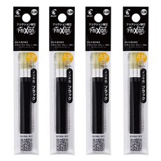 프릭션 볼 슬림 볼펜용 리필심 0.38mm, 블랙, 12개