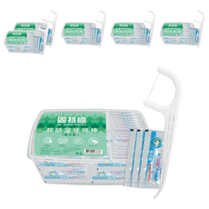 Mr.GOOD TOOTH 固特齒 超咕溜單支包牙線棒 500支 Set - 極致細滑，易入齒縫清潔, 6盒